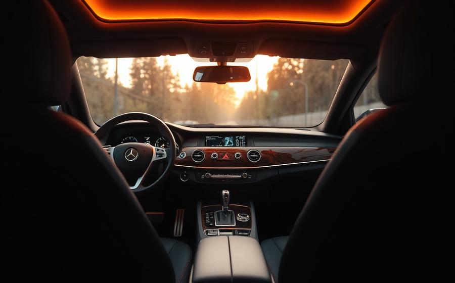 Automotive interior visualisation